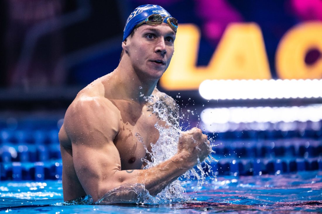 Caeleb Dressel - by Mike Lewis, courtesy of the ISL