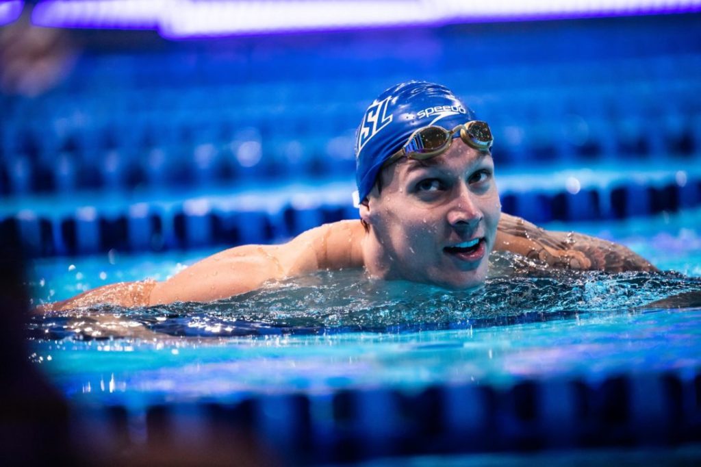 Caeleb Dressel - by Mike Lewis, courtesy of the ISL