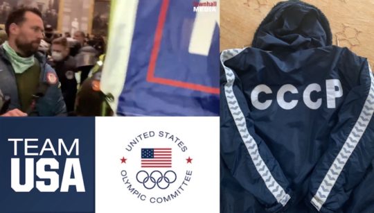 Klete Keller, Olympic symbols he associates with and another form of Olympic coat - a CCCP souvenir