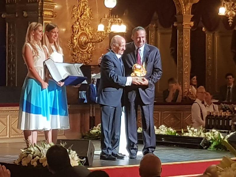 Julio Maglione bathes in the glory of Olympic kingmaker Sheikh Ahmad Al Fahad Al Sabah in Budapest back in 2017, the year the FINA president who came to office on a promise of 'one-term only' took up his third term in office