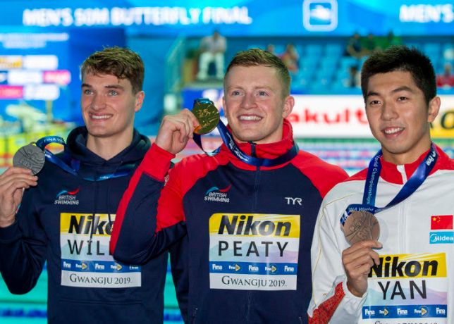 Adam peaty James Wilby yan zibei