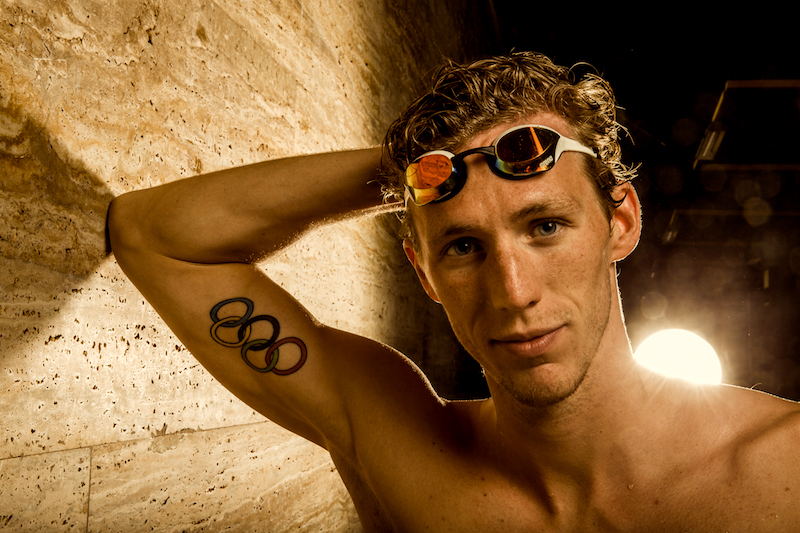 Swimmer Jeremy DESPLANCHES of Switzerland poses for a portrait during a photo session during the Swiss Swimming Championships at the Piscine des Vernets in Geneva, Switzerland, Sunday, March 26, 2017. (Photo by Patrick B. Kraemer / MAGICPBK)