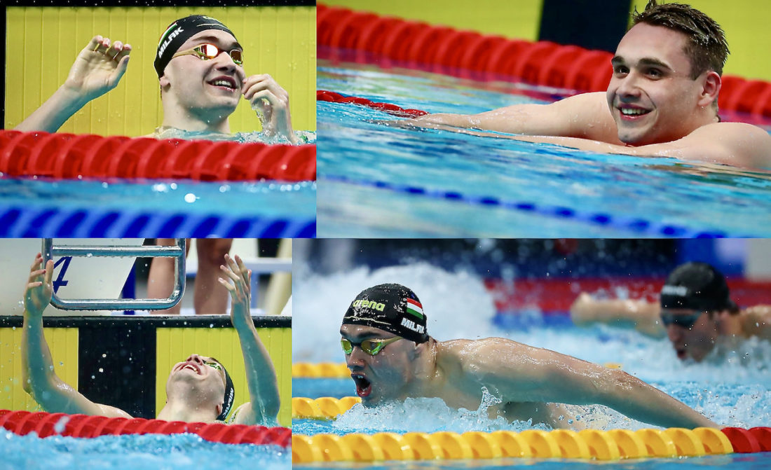 Kristóf Milák - compilation from at the 123rd Hungarian Championships in the Duna Arena, Budapest - courtesy of the Hungarian Swimming Federation