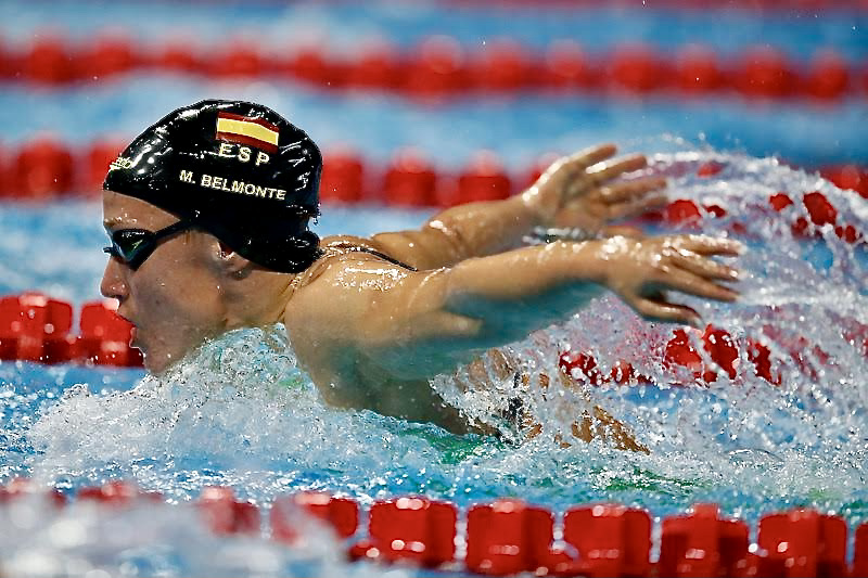 Olympic 200m butterfly champion Mireia Belmonte of Spain - by Patrick B. Kraemer