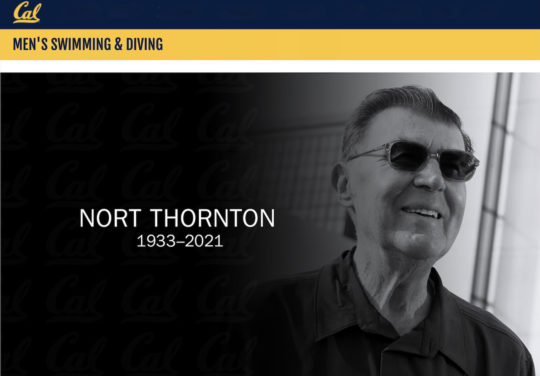 Nort Thornton, courtesy of Cal, University of California Golden Bears Athletics, Swimming and Diving