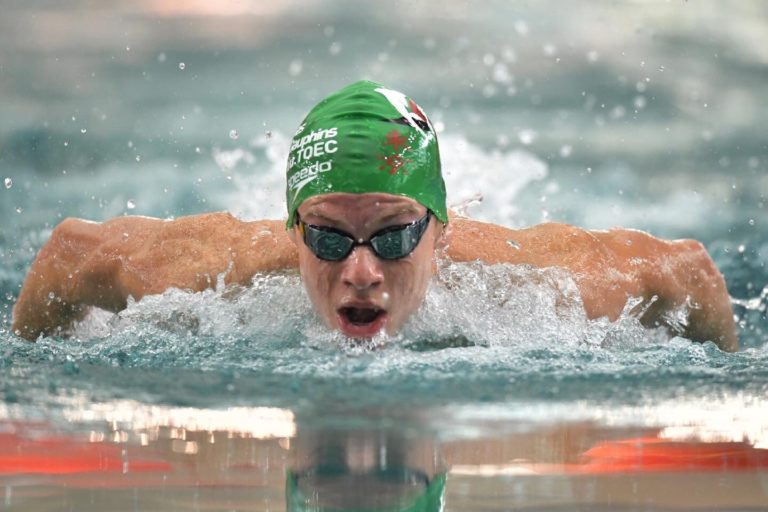 Leon Marchand Swimming