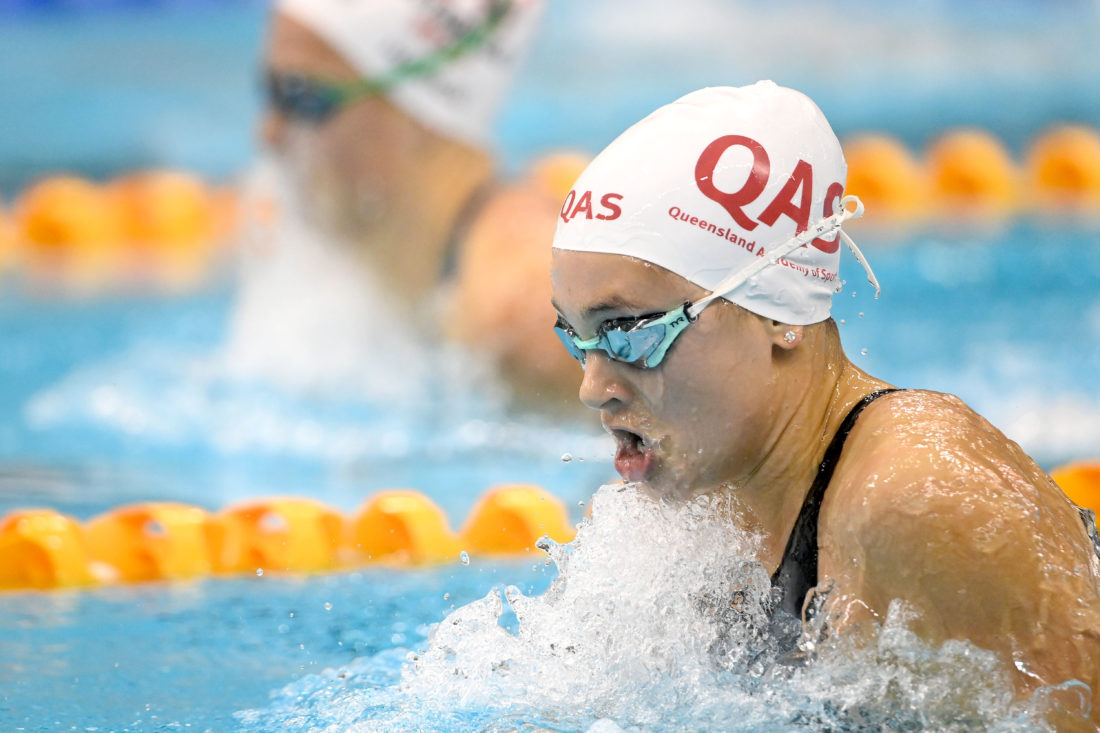 Jenna Strauch, by Delly Carr, courtesy of Swimming Australia
