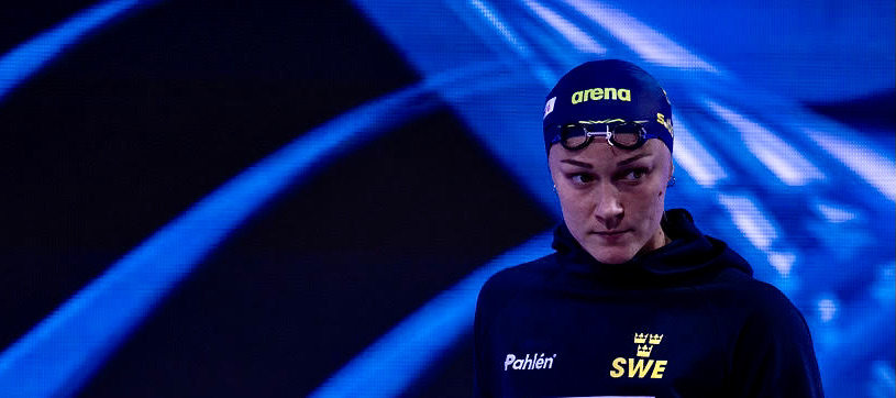 Sarah SJOSTROM (SJOESTROEM) of Sweden walks in before competing in the Women’s 100m Freestyle Final during the swimming events of the 19th Fina World Championships held at the Duna Arena in Budapest, Hungary, Thursday, June 23, 2022. (Photo by Patrick B. Kraemer / MAGICPBK)