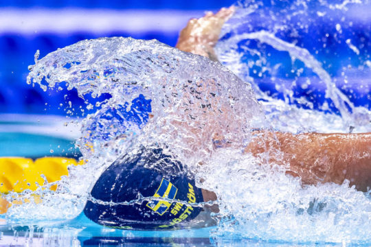 Sarah SJOSTROM (SJOESTROEM) of Sweden on her way winning in the Women’s 50m Butterfly Final during the swimming events of the 19th Fina World Championships held at the Duna Arena in Budapest, Hungary, Friday, June 24, 2022. (Photo by Patrick B. Kraemer / MAGICPBK)