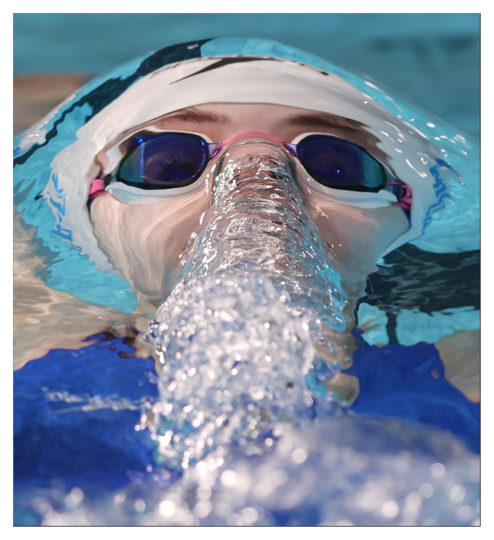 Swimming - a sport not yet ready to come up for air - photo: Holly McGill of Team Scotland streamlines out of her start at the Birmingham 2022 Commonwealth Games (Photo by Ian MacNicol)
