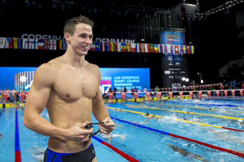 Benjamin PROUD of Great Britain is pictured during a training session 1 day prior to the start of the 19th LEN European Short Course Swimming Championships held at the Royal Arena in Copenhagen, Denmark, Tuesday, Dec. 12, 2017. (Photo by Patrick B. Kraemer / MAGICPBK)