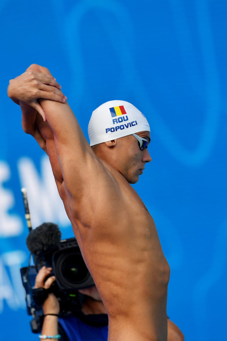 - LaPresse 12-08-2022 Roma sport nuoto European Acquatics Roma 2022 nella foto: David Popovici ROM 2022-08-12 Rome Sport swimming European Acquatics Rome 2022 in the photo: David Popovici ROM