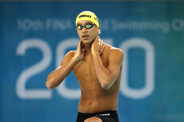  16/12/2010 Dubai ( UAE ) Campionati del mondo di nuoto in vasca corta  Batterie - 400m individuali misti uomini  Nella foto Chad Le Clos  Photo : Daniele Badolato / Lapresse 16/12/2010 Dubai ( UAE ) 10th FINA World Swimming Championships ( 25m ) Dubai 2010 Heats - Men's 400m Individual Medley In the picture Chad Le Clos