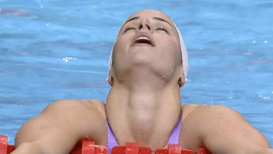 Kaylee McKeown - 57.33 World record - relief and gratitude follows
