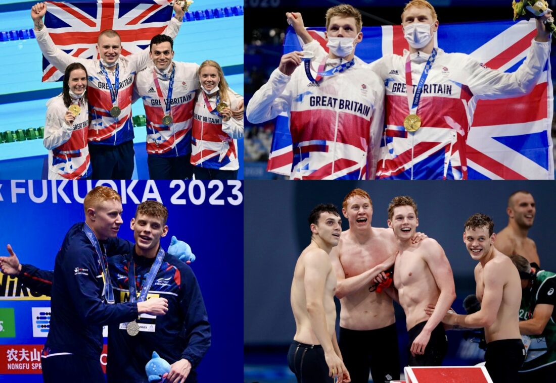 Great Britain's Shoal Of Olympic & World Champions - images courtesy of Patrick B. Kraemer and Speedo