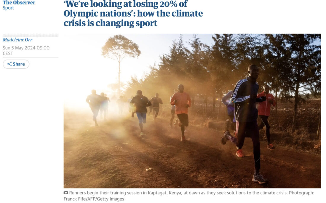 The Observer: Climate Change Impact On Olympic Sport