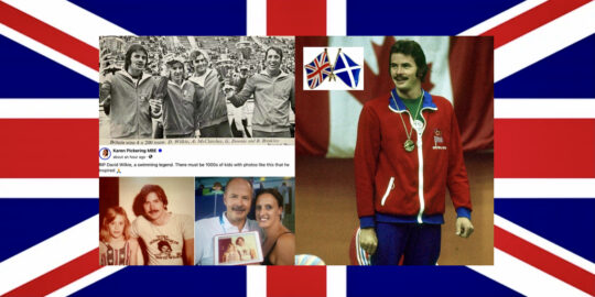 David Wilkie (1954-2024) - images with thanks to Scottish Swimming, Peter Heatley and Karen Pickering